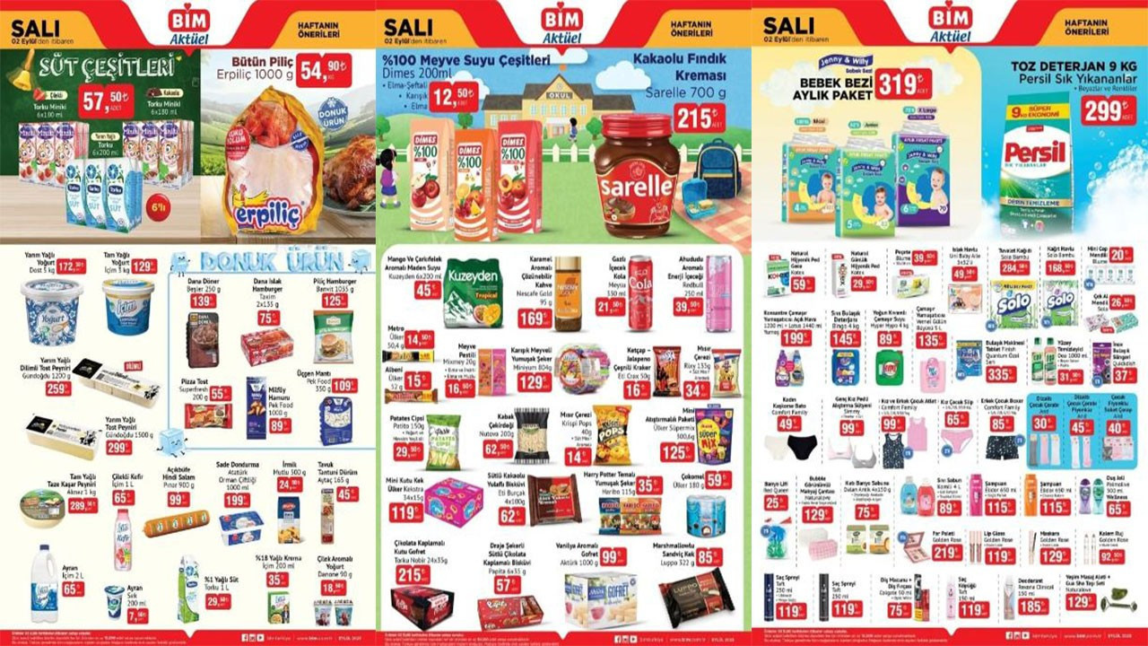 BİM 02 Eylül 2025 Salı indirim kataloğu yayımlandı! BİM market indirimli ürünler!
